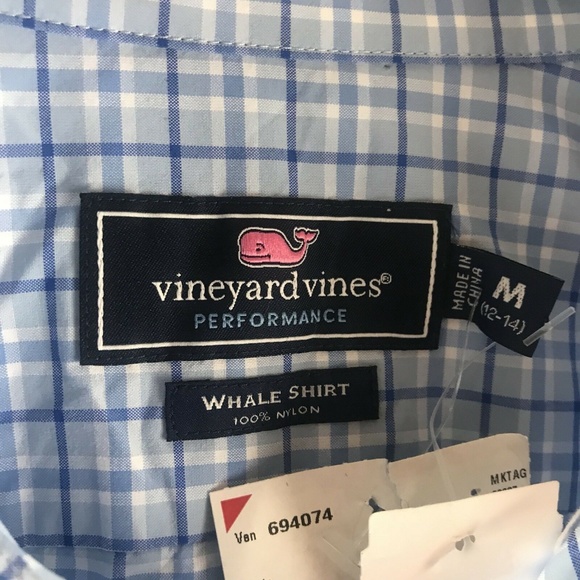 Vineyard Vines Performance Whale M (12-14) Shirt - Picture 3 of 8